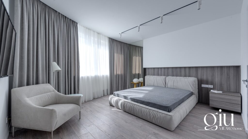 Sypialnia z komfortowym materacem z pianki poliuretanowej giu BIONIC
