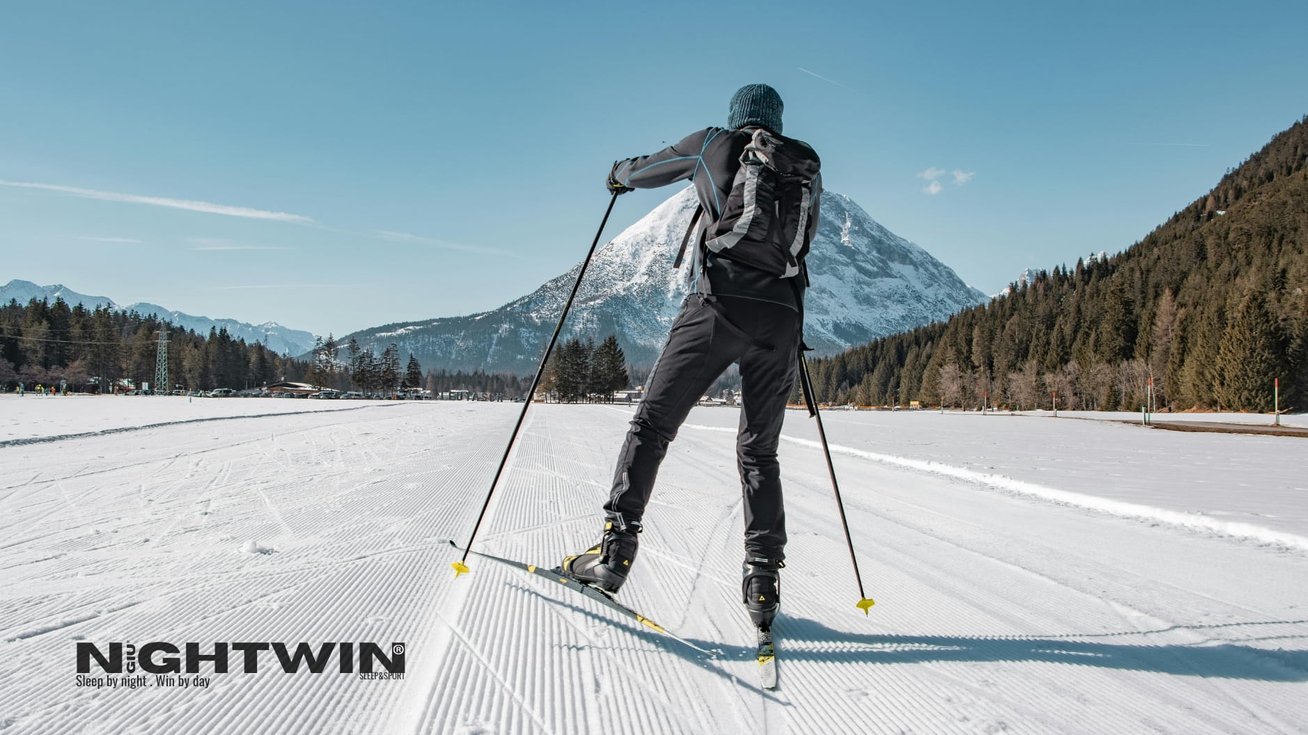 materac biegacza narciarskiego